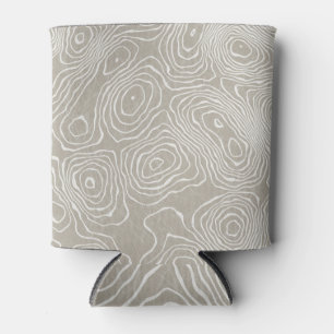 Porta-lata Linhas Terrestres Topográficas: Mapa Orgânico