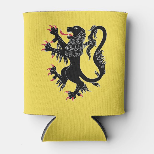 Porta-lata Lion Rampant Sable (Frente)