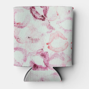 Porta-lata Lipstick Kiss: Padrão de Declaração de Amor