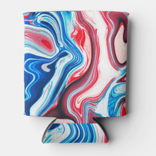 Porta-lata Líquido De Tinta Marmoreada, Textura De Grunge.