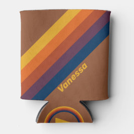 Porta-lata Listras de argila assopradas com nome