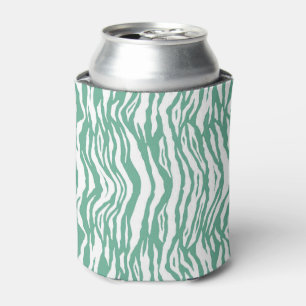 Porta-lata Listras de Tigre Verde Menta Feminino