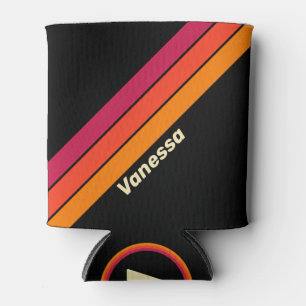 Porta-lata Listras Retro VHS com Nome