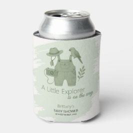 Porta-lata Little Explorer Is On The Way Baby Shower