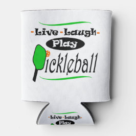 Porta-lata Live Laugh Play Pickleball Pickleball Jogadores Gi