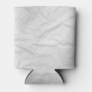 Porta-lata Livro Branco amassado: fundo texturizado