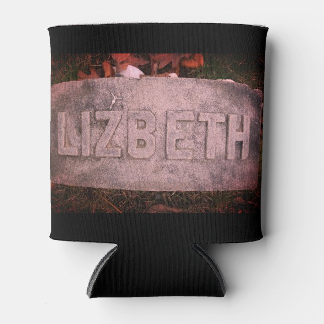 Porta-lata Lizzie Borden Grave Marker - Fall River, MÃES (Frente)