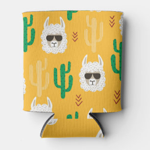 Porta-lata Llama e cacto, diversão de desenho animado