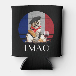 Porta-lata LMAO Le Meow French Cat
