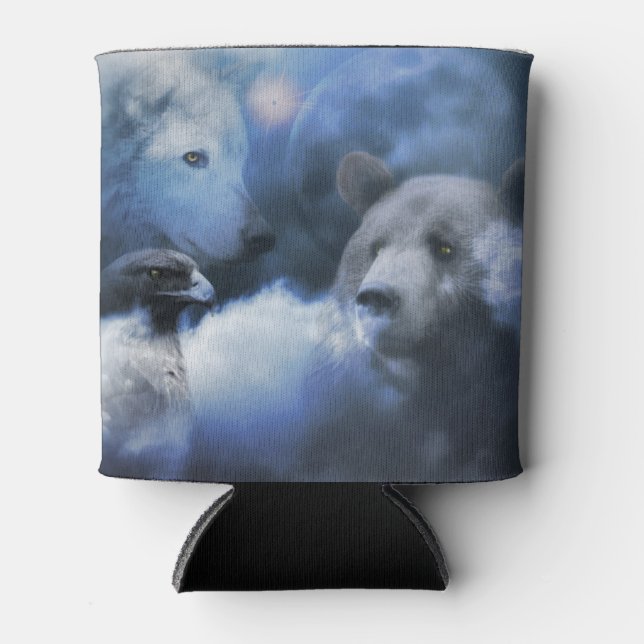 Porta-lata Lobo Urso e Águia do Sudoeste (Frente)