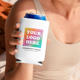 Porta-lata Logotipo de Negócios Personalizado, Empresa Comerc