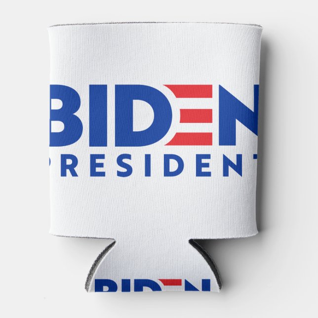 Porta-lata Logotipo do presidente Biden (Frente)