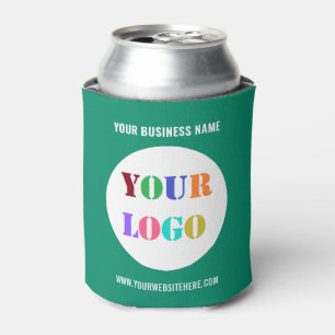 Porta-lata Logotipo e Texto Personalizados da Empresa Marca C
