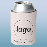 Porta-lata Logotipo simples com Promocional para empresa de t<br><div class="desc">Adicione seu próprio logotipo e escolha de texto a este design. Remova o texto se preferir. Minimalista e profissional. Ideal para empresas,  eventos ou feiras comerciais. Excelente para funcionários ou como produto promocional para seus clientes e clientes. Altere a cor de fundo para corresponder à sua marca.</div>