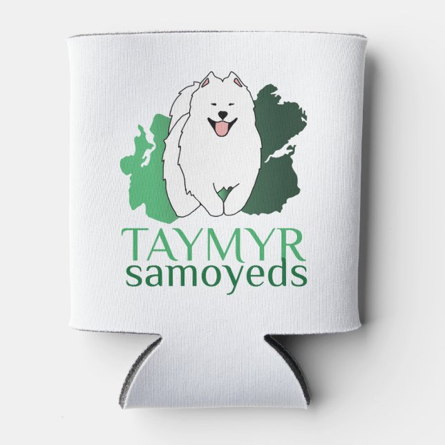 Porta-lata Logotipo Taymyr Samoyeds (Frente)