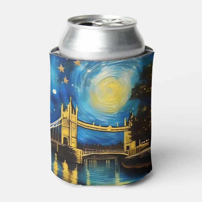 Porta-lata London Bridge Acrylic Art, (Can Front)