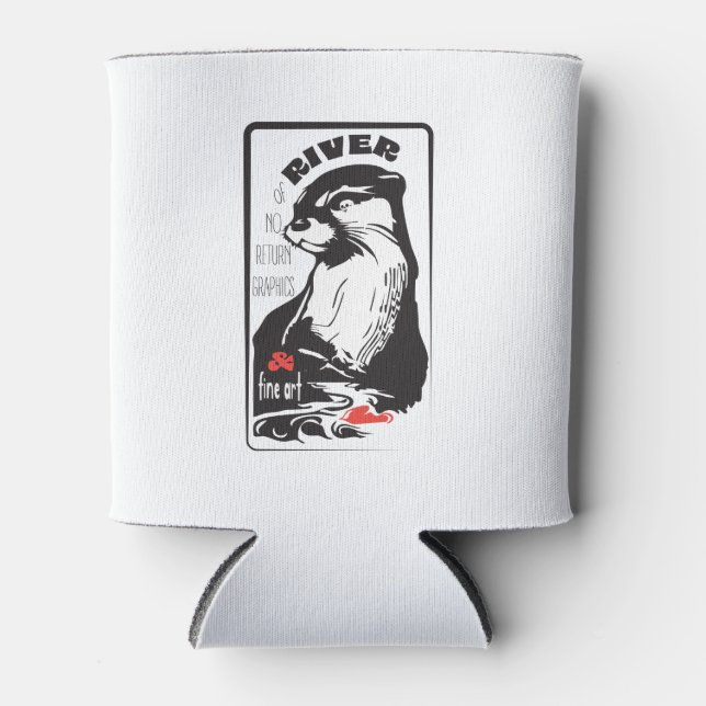 Porta-lata lontra (Frente)