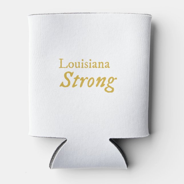 Porta-lata Louisiana Strong (Frente)
