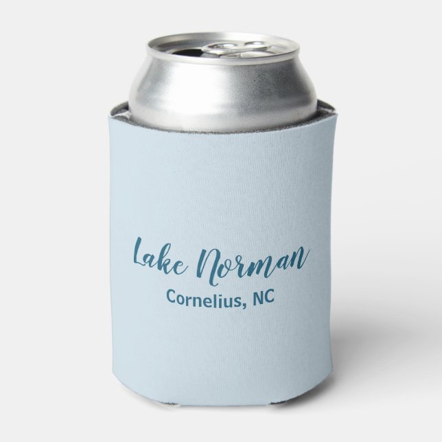 Porta-lata LOVE LAKE LIFE nome do lago personalizado (Can Front)
