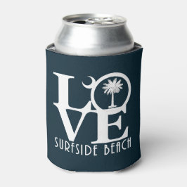 Porta-lata LOVE Praia de Surfside SC 