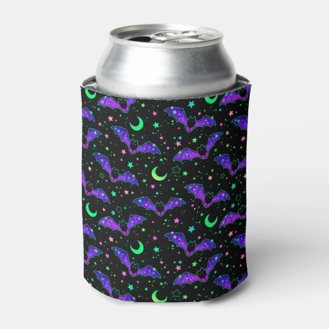 Porta-lata Luas e estrelas de Neon Bats podem arrefecer (Can Front)