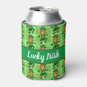 Porta-lata Lucky Irish Green Leprechaun St Patricks