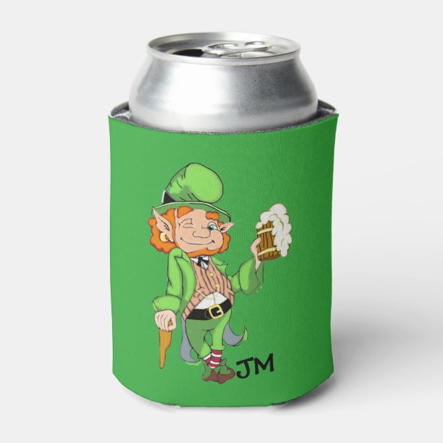 Porta-lata Lucky Leprechaun Personalize Can Cooler (Can Front)