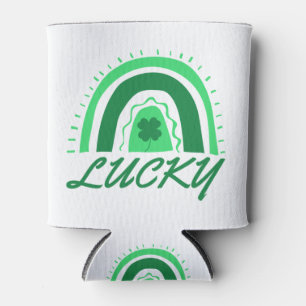 Porta-lata Lucky Shamrock Rainbow