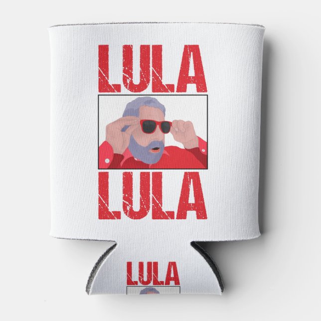 Porta-lata Lula Meme com óculos Sunitas (Frente)