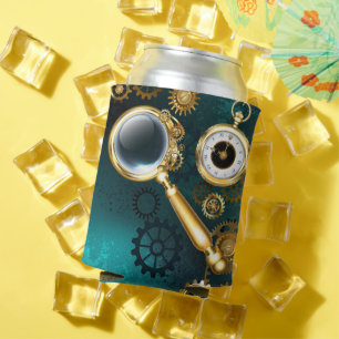 Porta-lata Lupa no estilo Steampunk