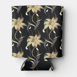 Porta-lata Luxo Floral Striped: 3D Vintage.