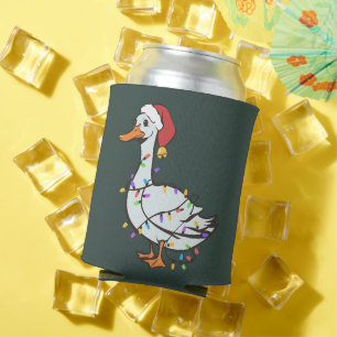Porta-lata Luz de Ganso Bobo Natal Luzes de Pato Engraçado do