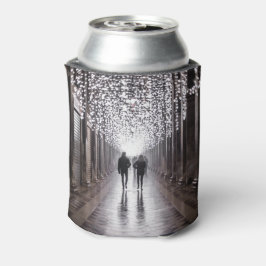 Porta-lata Luz, sombras e simetria - sepia