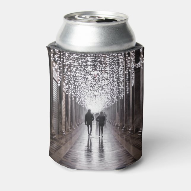 Porta-lata Luz, sombras e simetria - sepia (Can Back)