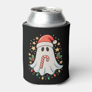 Porta-lata Luzes Fantasmas Fofos Árvore Bolo Feliz Natal Xmas
