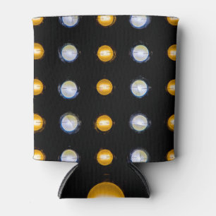 Porta-lata Luzes LED, fundo de abstrato de encerramento.