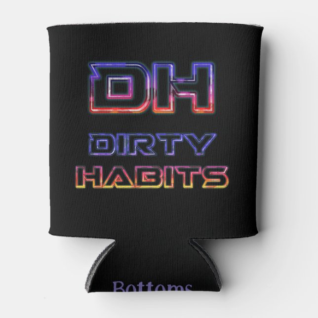 Porta-lata Luzes sujas Habits Coozie (Frente)