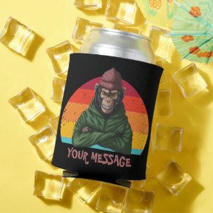 Porta-lata Macaco Verde