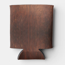 Porta-lata Madeira castanha escura
