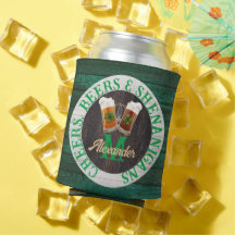 Madeira rustica castanha apóia cervejas Shenanigan