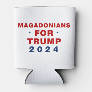 Porta-lata Magadonianos Para Trump 2024 Red Blue