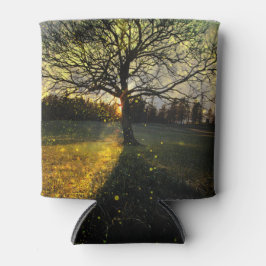 Porta-lata Magical fireflies dreamy landscape