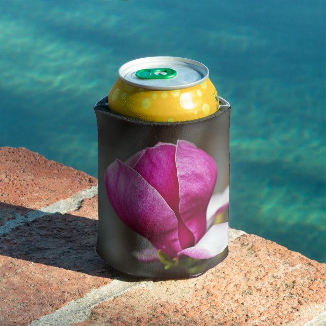 Porta-lata Magnólia Rosa em Flor Completa (Piscina in situ)
