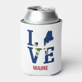 Porta-lata Maine US State Love