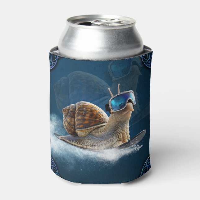 Porta-lata Mais legal que o resto, o caracol de snowboard. (Can Front)