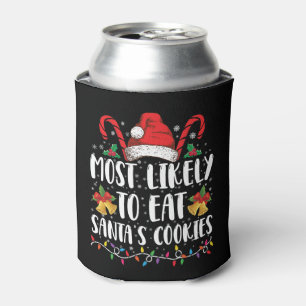 Porta-lata Mais Propenso a Comer os Biscoitos de Natal do Pap