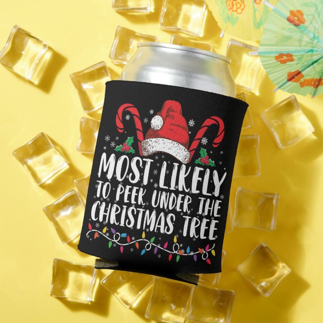 Porta-lata Mais Propenso a Espiar Debaixo da Árvore de Natal  (Verão in situ)