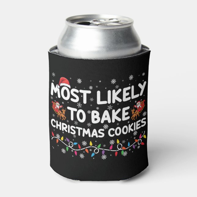 Porta-lata Mais Propenso a Fazer Biscoitos de Natal Padeiro d (Can Front)