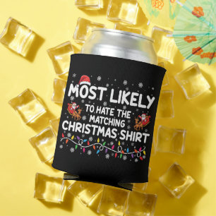 Porta-lata Mais Provável de Odiar o Natal Combinando