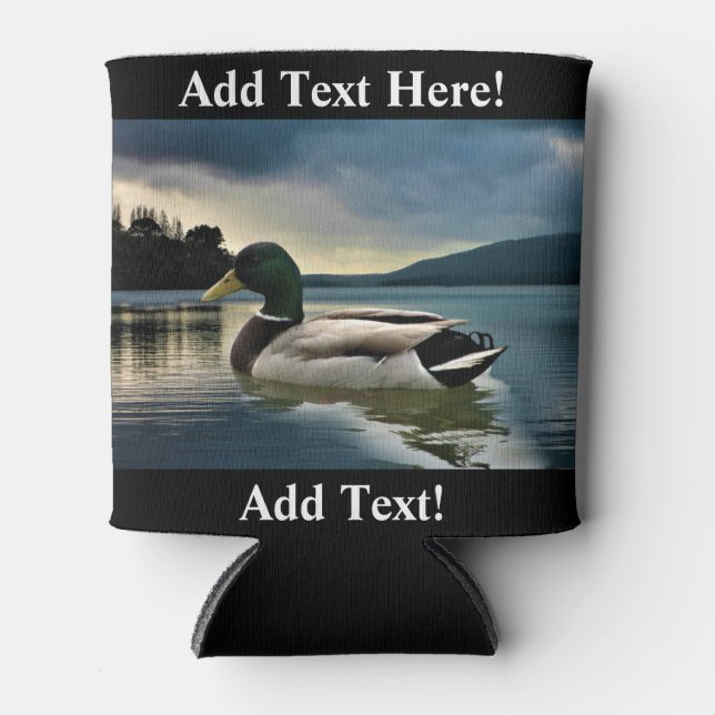 Porta-lata Mallard Duck No Lago Pode Cooler (Frente)